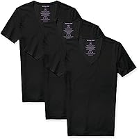 2(X)IST Men's Essential Cotton Crew Neck T-Shirt 3-Pack Black